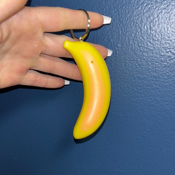 Yellow Banana Keychain - Picture 2 of 4